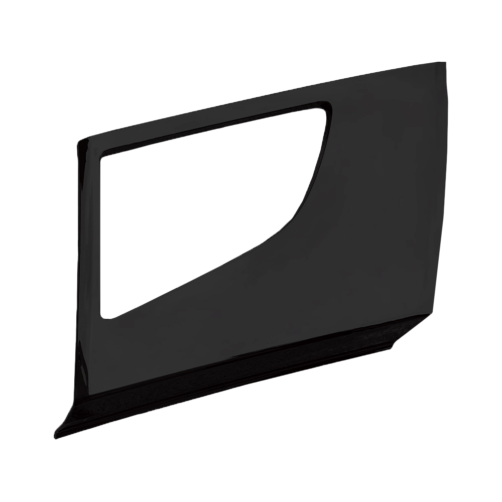 Bumper End Cap  With Fog Hole  Black   LH for Volvo VNL