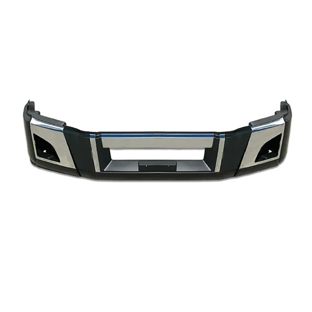 Bumper Complete With Fog Lamp Hole With Chrome Stipe for Volvo VNL